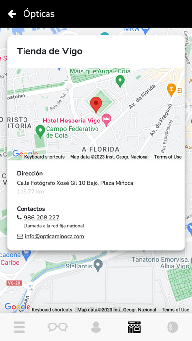 Óptica Miñoca Screenshot