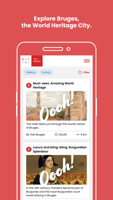 Visit Bruges route app Screenshot