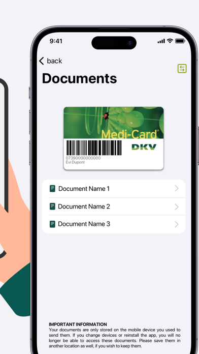 DKV Insurance - Scan & Send Screenshot