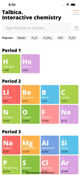 Game screenshot Talbica 3: Periodic Table mod apk