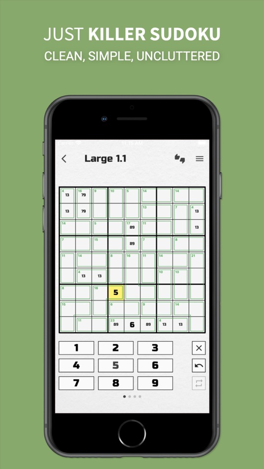 #1. Killer Sudoku (iOS) 由: Ian Sutton