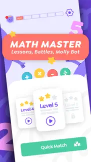 math master: lessons & battles iphone screenshot 1