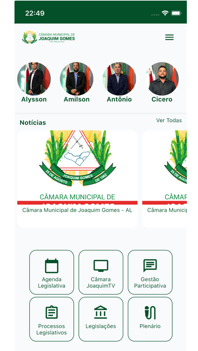 Câmara de Joaquim Gomes Screenshot