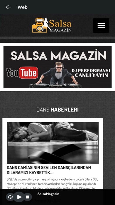 Salsa Magazin Screenshot