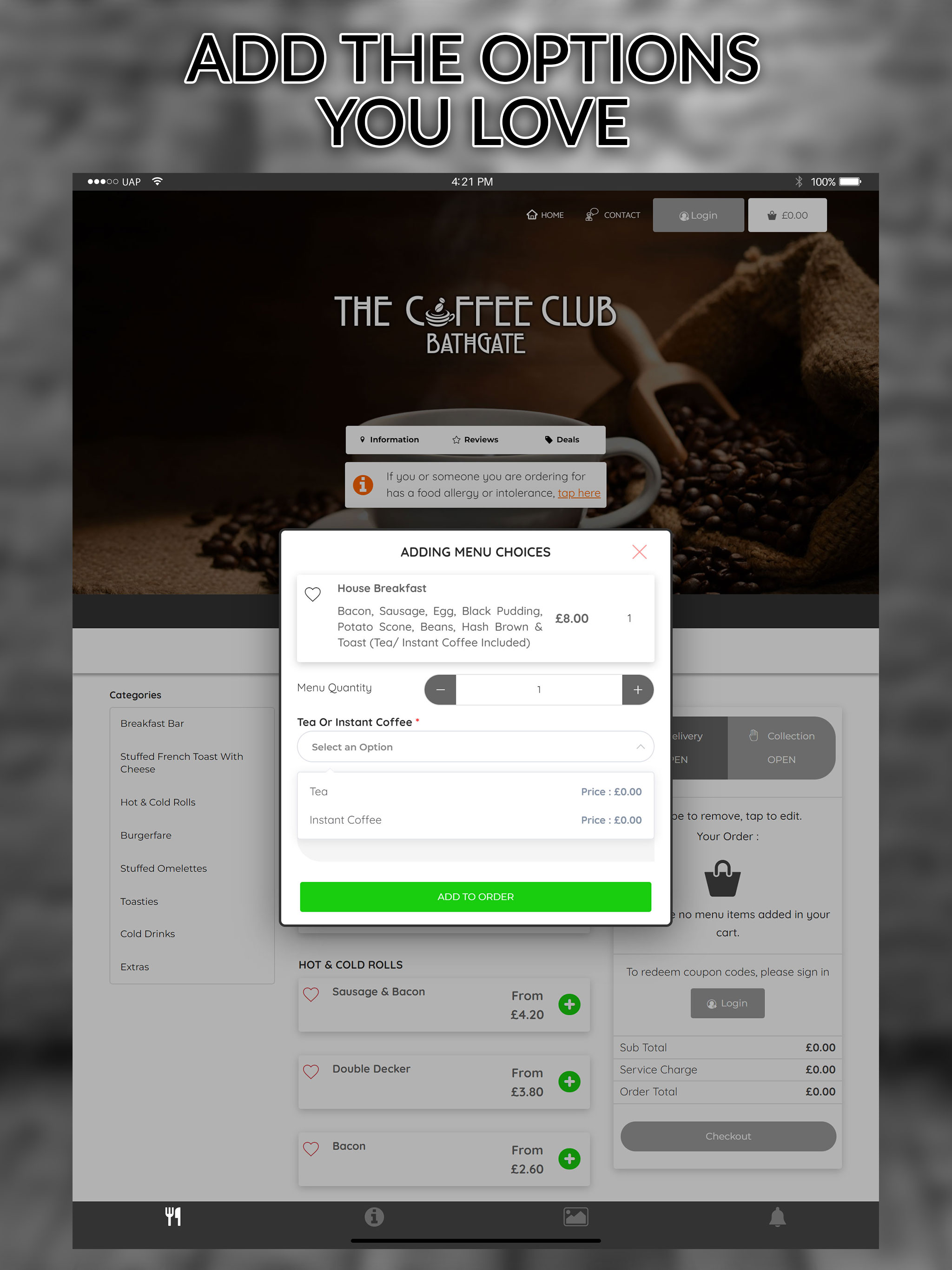 The Coffee Club Bathgate screenshot 8