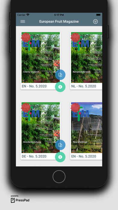 European Fruit Magazine Screenshot
