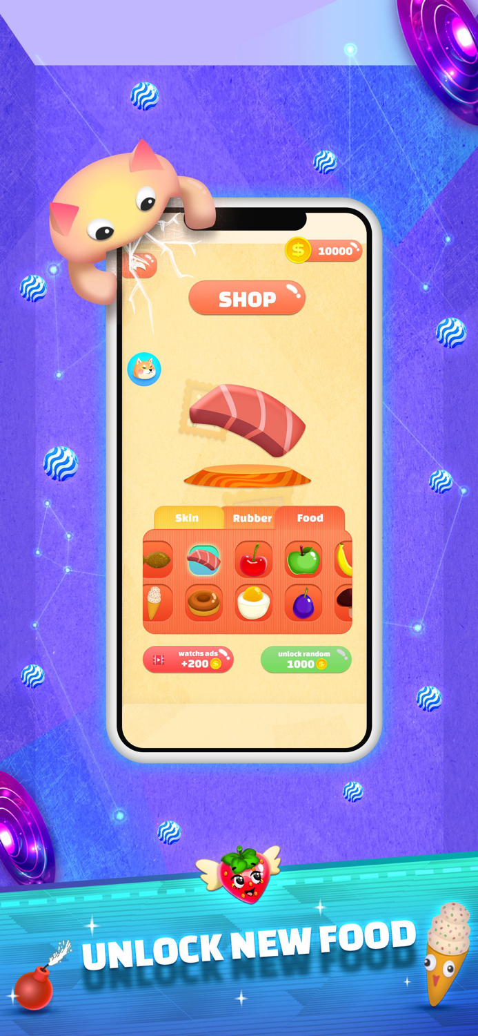 Feed The Pet Rubber Puzzle