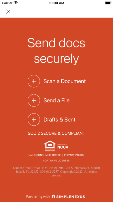 Launch CU Mortgage Screenshot