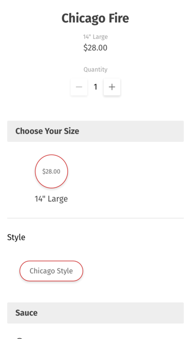 Andrews American Pizza Kitchen Screenshot