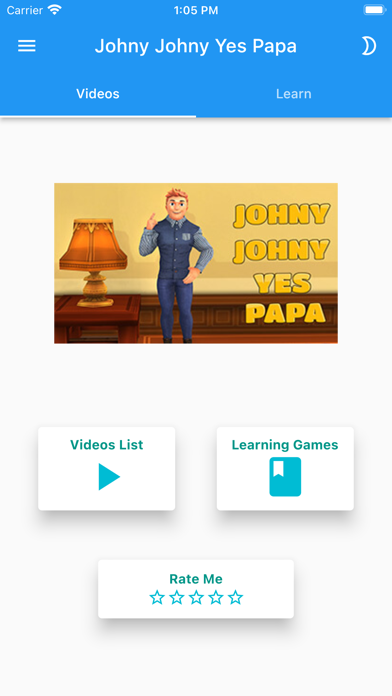 Johny Johny Yes Papa for kids Screenshot