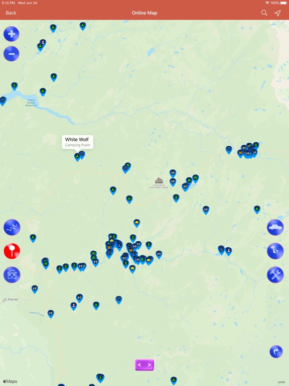 Screenshot #4 pour Yosemite National Park Map, CA