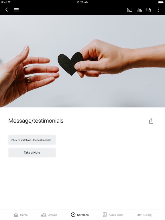 Impact Church Weirton WV iPad screenshot 3 - Education app