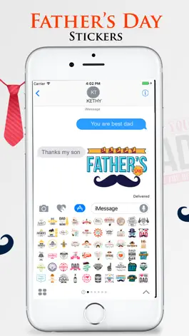 Game screenshot Fathers Day Sticker Pack apk
