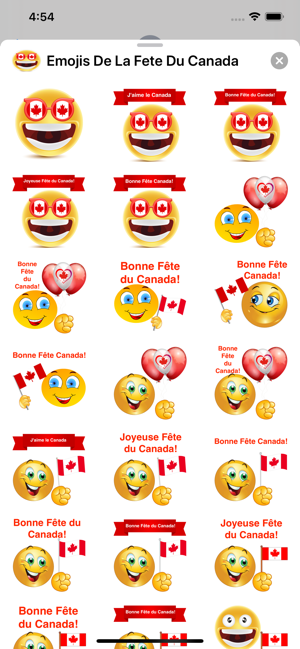 Emojis De La Fête Du Canada(圖2)-速報App