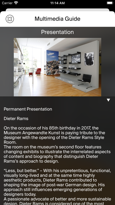 Museum Angewandte Kunst Screenshot