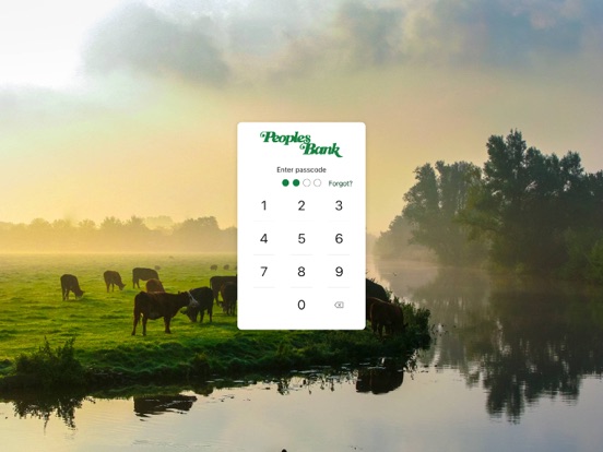 Peoples Bank Digital iPad screenshot 2 - Finance app