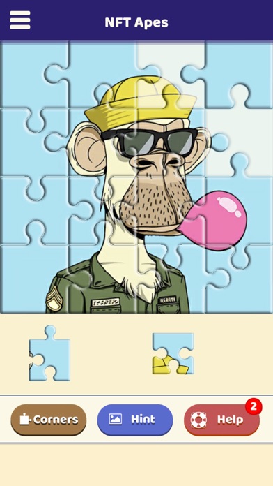 NFT Apes Puzzle Screenshot