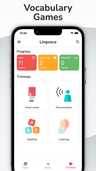 Lingvoca: Learn English Videos Screenshot