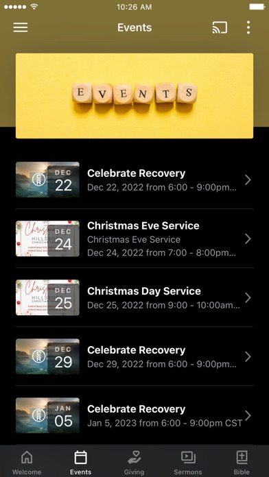 Hillsboro Christian Church Screenshot