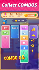 X2 Solitaire Merge-2048 Number screenshot