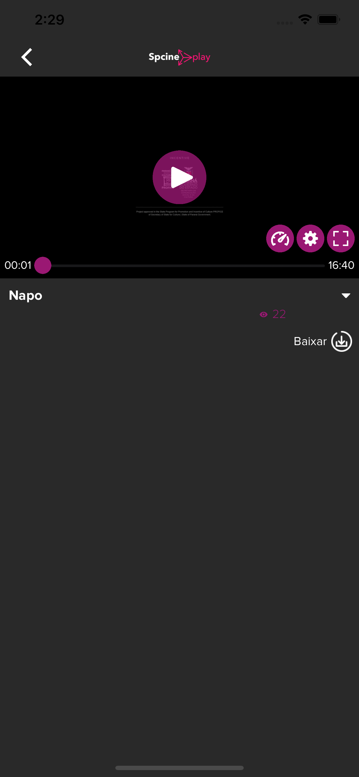 SPCINE PLAY