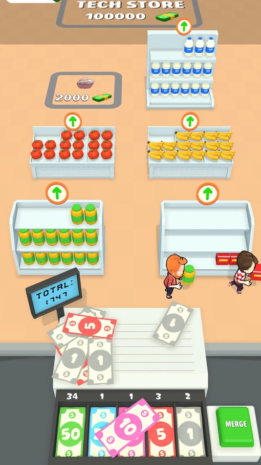 #2. Cashier Idle (iOS) 由: Core Game Studio