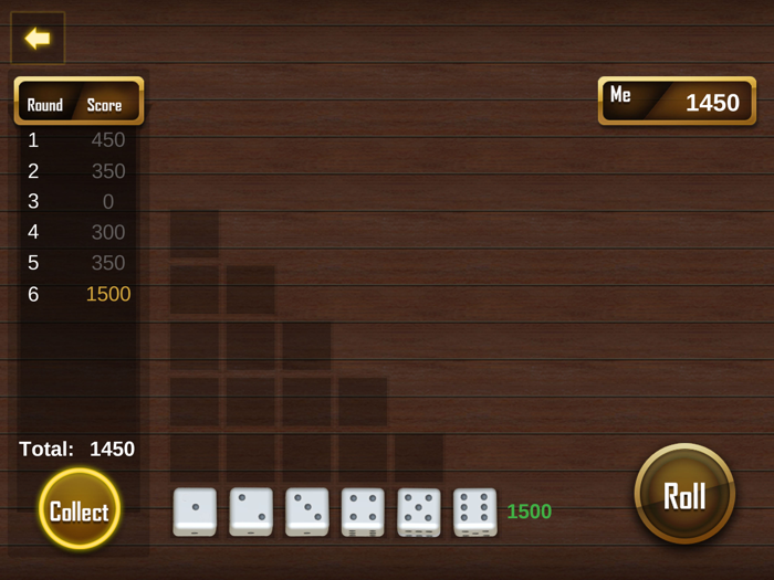 Farkle Dice 3d 1000 Game