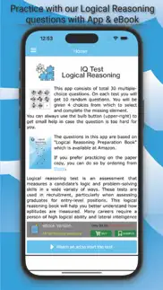 iq test: logical reasoning iphone screenshot 1