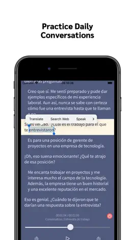 Game screenshot Practice Spanish Conversations hack