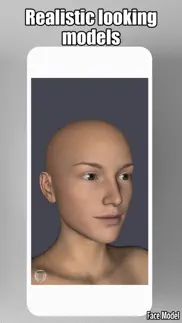 face model -posable human head iphone screenshot 1