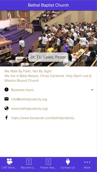 Bethel Baptist Birmingham Screenshot