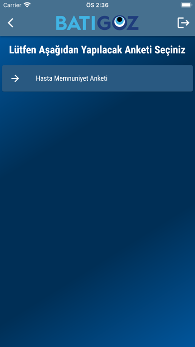 Batıgöz Survey Screenshot