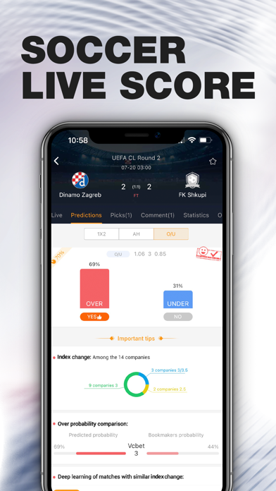 Soccerpet-football scores Screenshot