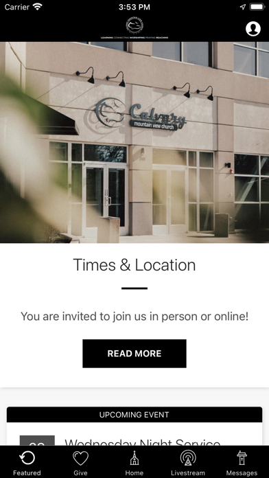 Calvary Mountain View Church Screenshot