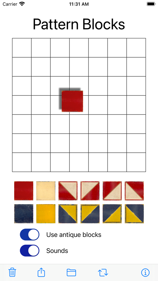 #2. Pattern Blocks (iOS) Podle: Nerdworks