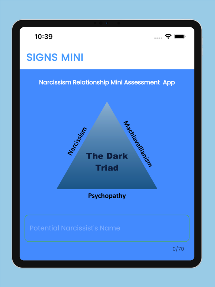 SIGNS Narcissism Mini