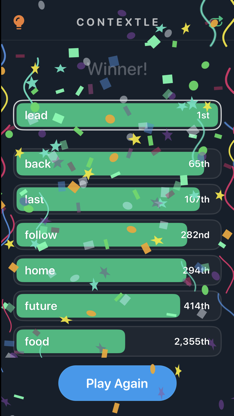 Contextle - Guess the Word screenshot 3