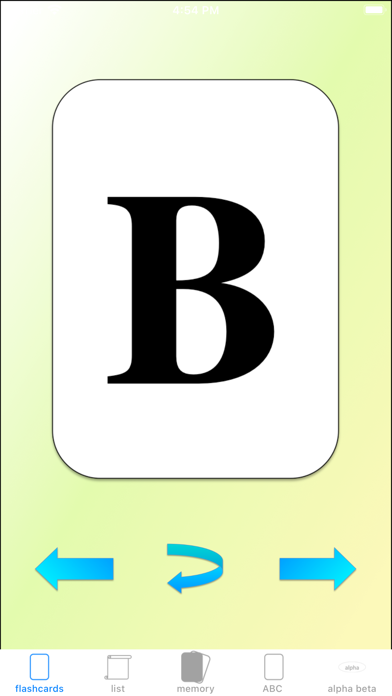 another Greek Alphabet Screenshot