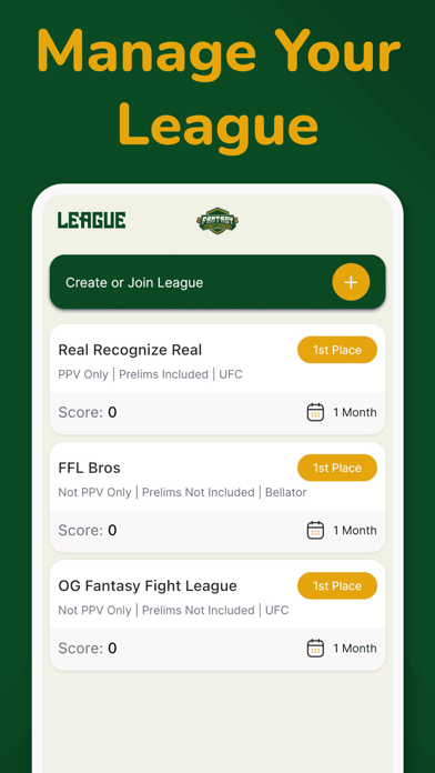 Fantasy Fight League Screenshot