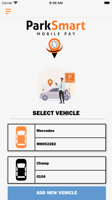 ParkSmart-MobilePay Screenshot