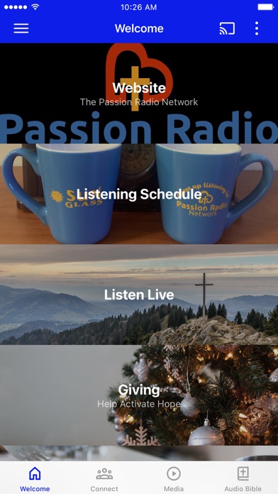 Passion Radio Network Player Screenshot