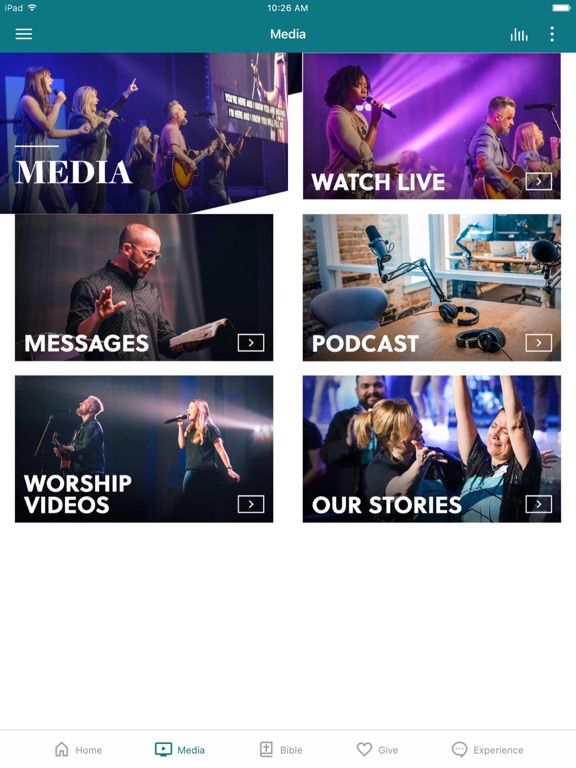 Hillside Community Church iPad screenshot 1 - Lifestyle app