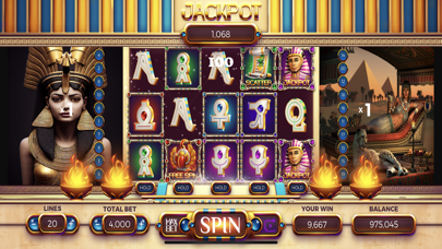 Cleopatra Slot Machine Screenshot