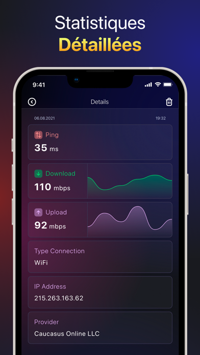 Screenshot #2 pour Speedtest: wifi analyzer