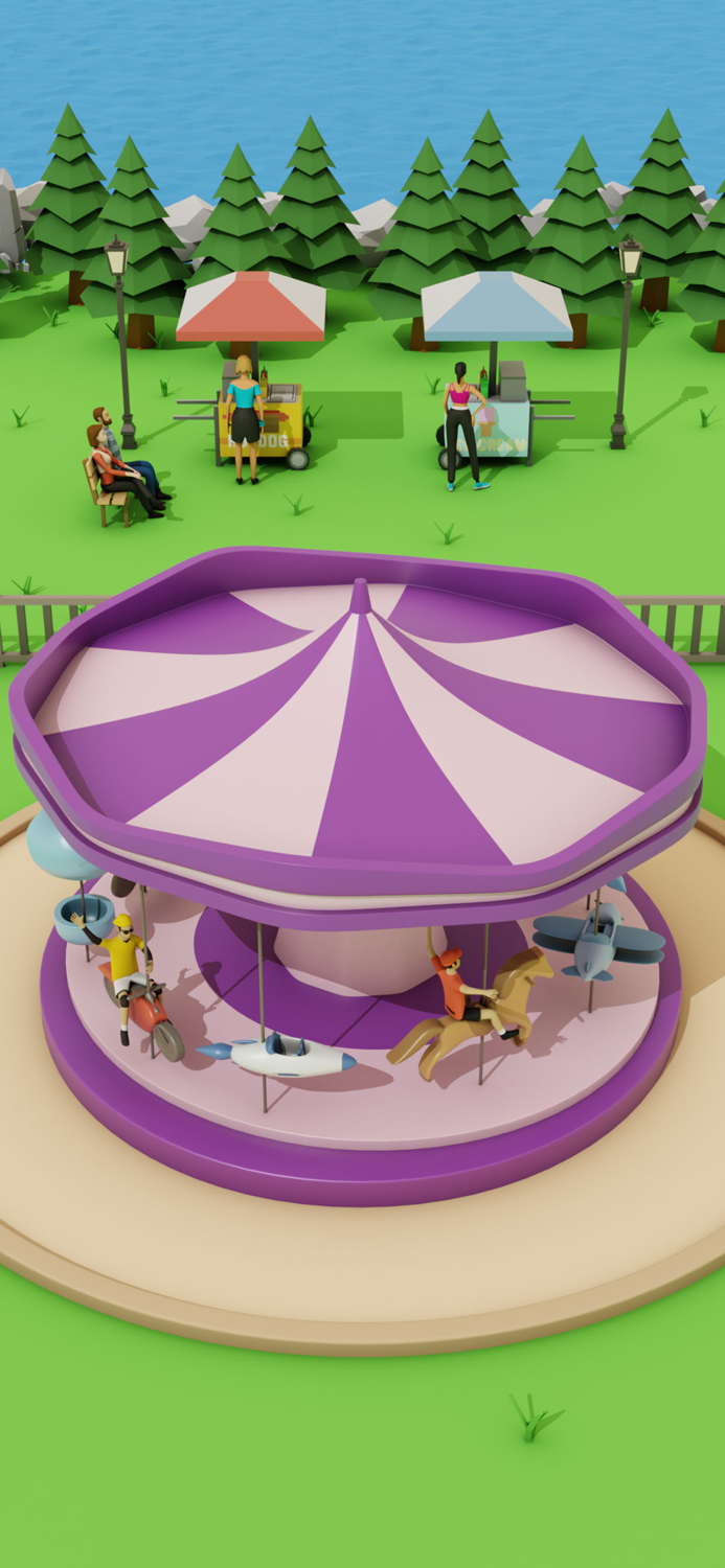 Theme Park Tycoon Fun 3D Game