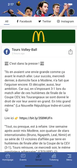 Game screenshot Tours Volley-Ball hack