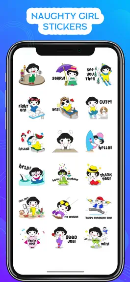 Game screenshot Naughty Girl Stickers apk