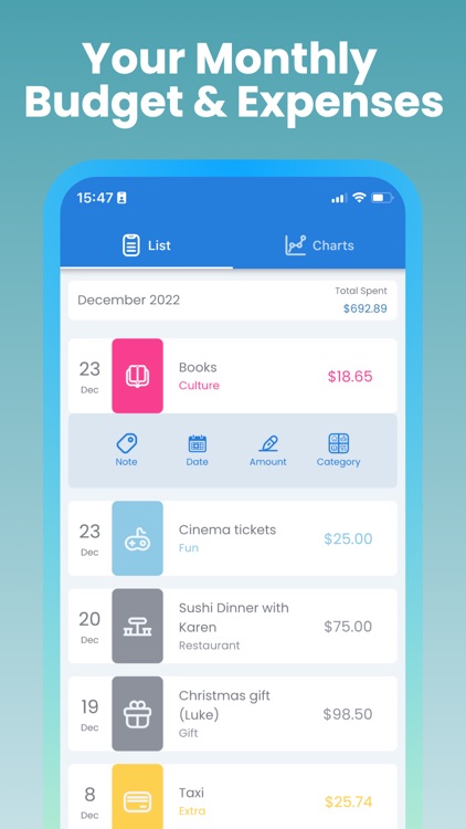 Simple Daily Expense Tracker