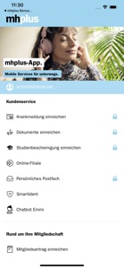 mhplus Krankenkasse screenshot #1 for iPhone