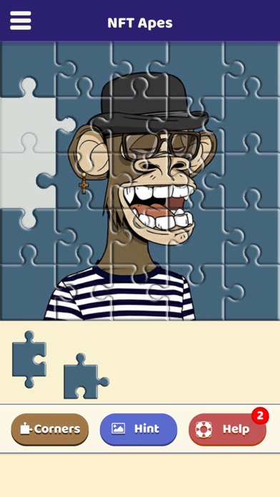 NFT Apes Puzzle Screenshot